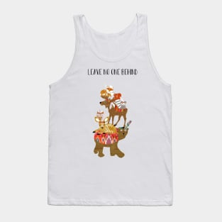 Stacked animals - Leave no one behind Tank Top